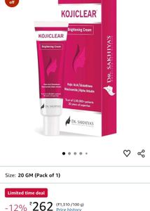 Dr. Sakhiya's Kojiclear Brightening Face Cream