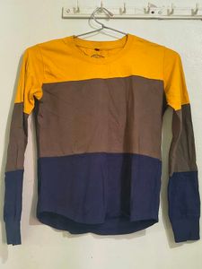 Colorblock Long Sleeve Top