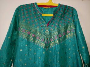 Teal green Kurta 💚