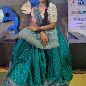 Elegant Teal Saree for Sale 💚