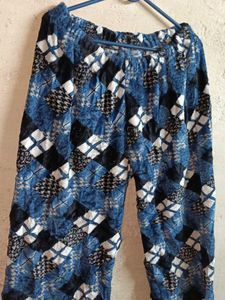 Women's Fleece Fashion Pajama Night Pants Multicol