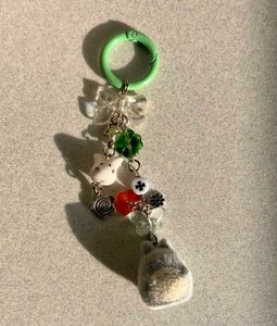 Cute Totoro Charm Keychain