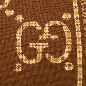 GUCCI - GG wool jacquard scarf Authentic✅