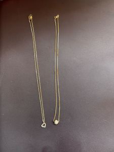 Chic Gold Necklaces - Heart &amp; Ball Pendants