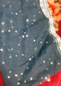 Elegant heavy Embroidered 3 pc dress lehga