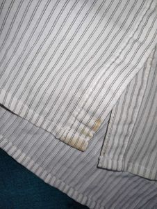 Striped Button-Up Shirt
