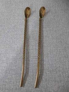 Long Golden Spoon