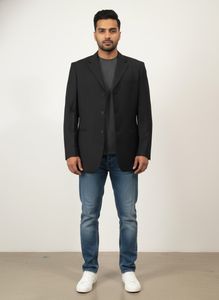 J. Ferrar 100% Wool Formal Suit Set | Blazer + Tro
