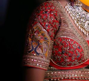 Exquisite Bridal Lehenga - Red &amp; Gold