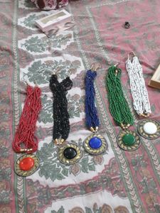 Beaded Necklaces with Statement Pendants