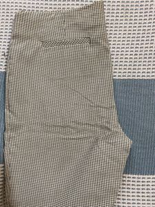 White And Black Checkers Pants|Van Heusen Original