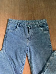Low waist Navy blue denim