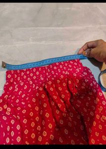 Vibrant Pink Printed Palazzo Pants