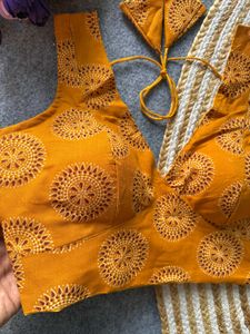 presenting Pure Ajrakh HandBlock blouse🩷*