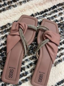 Stylish Embellished Flat Sandals