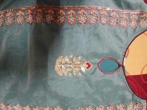 Embroidered Kurta Set with Palazzo &amp; Dupatta