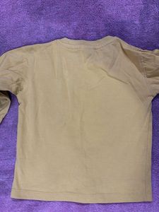 Kids full sleeve round neck T shirt