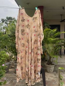 Floral Print Long Kurta