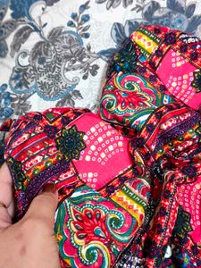 Padded Navratri Backless Top