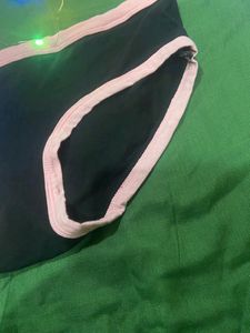 Black &amp; Pink Trim Panties