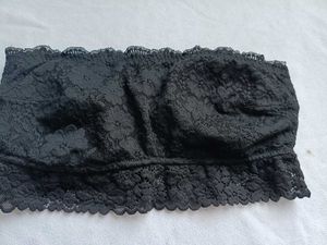 Black Lace Bandeau Bra