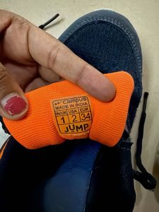 Men's Navy &amp; Orange Sports Shoes