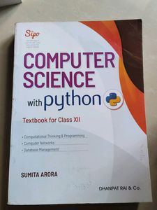 Books > Textbooks | Computer Science With Python Sumita Arora Class 12 ...