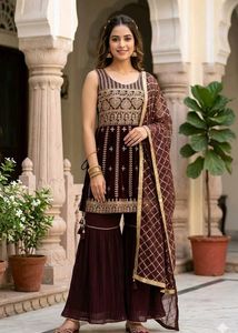 Embellished Velvet Lehenga Choli