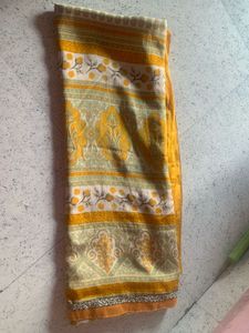 Elegant Floral Print Saree