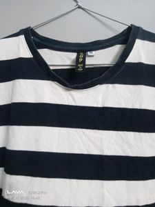 Striped Round Neck T-Shirt