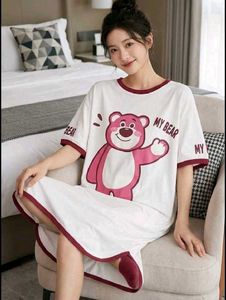 Cute Pink Bear Graphic T-Shirt