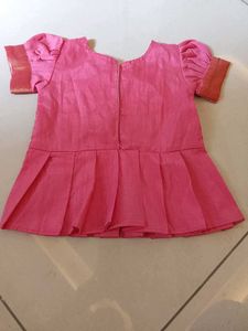 Pink Embroidered Kurta for Women