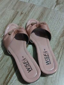 Cute Bow Flat Sandals