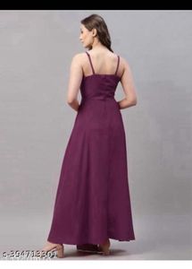 Elegant Purple Maxi Dress