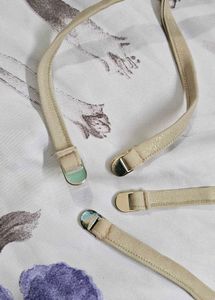 H&amp;M Shimmery Beige Halter Bikini Top