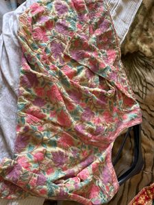 Floral Kashmiri handloom kurta