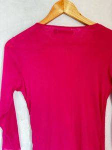 Beautiful Pink Ruffle wrap Top