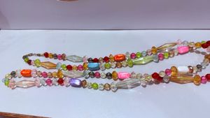 Y2k style Colorful Beaded Necklace cum bracelet