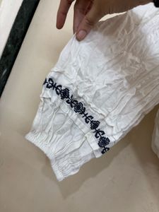 Embroidered Peasant Blouse