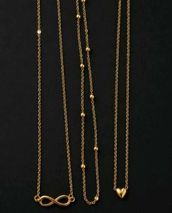 Set of 3 Gold Plated Necklaces