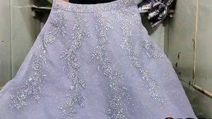Elegant Lavender Lehenga Choli Set