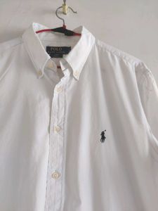 Classic White Polo Ralph Lauren Shirt