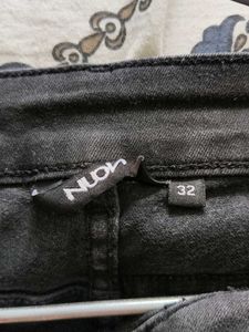 Stylish Charcoal Wash Denim Jeans
