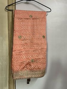 Beautiful Peach Suit with Intricate Work