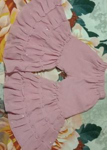 Stunning Pink Sequined Kurta Set