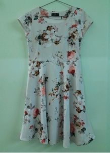 White Floral Dress