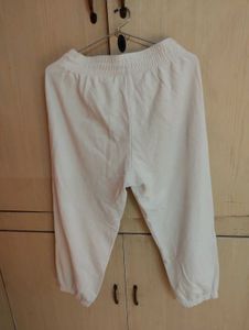 White Capri Joggers H&amp;M