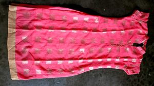 Elegant Pink &amp; Gold Kurta