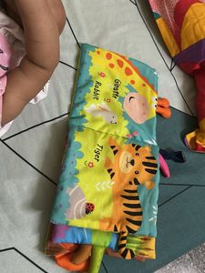 Wild Tails Soft Baby Book