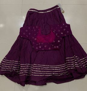 Elegant Purple Lehenga Choli Set